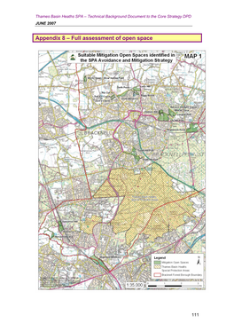 Thames Basin Heaths SPA Technical Background Document Appendix 8