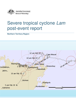 Severe Tropical Cyclone Lam Post-Event Report