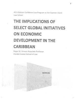 The Implications of Select Global Initiatives On