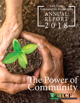 2018 Annual Report 2018 Financial Summary