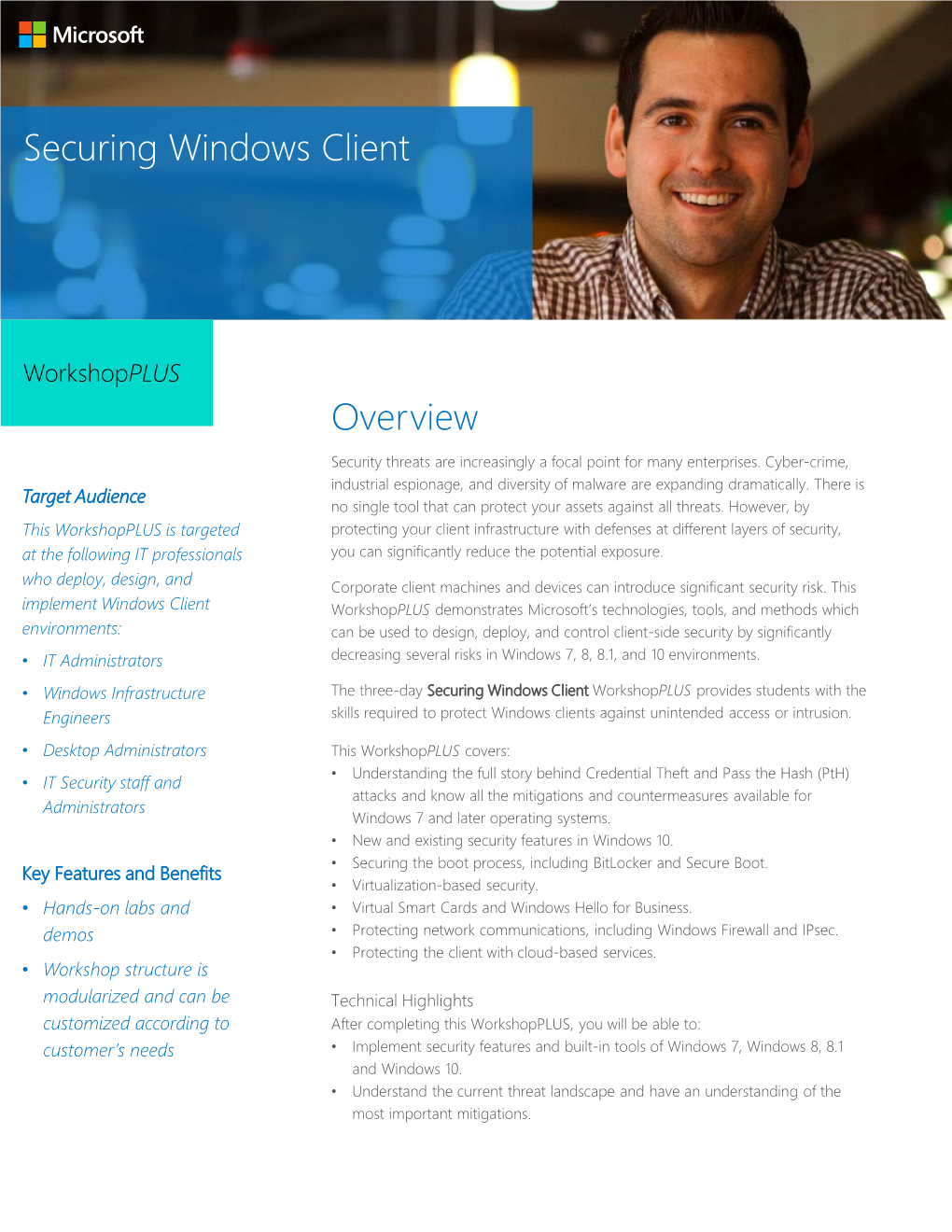 Securing Windows Client Overview