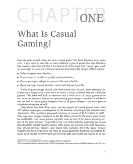 What Is Casual Gaming?
