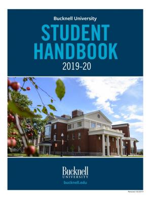 Bucknell University Student Handbook 2019-20