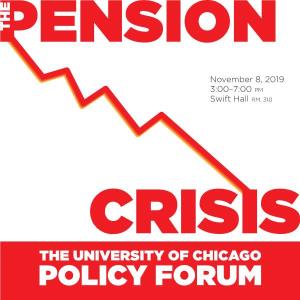 November 8, 2019 3:00–7:00 PM Swift Hall RM. 310 Elcome to the Second University of Chicago Policy Forum