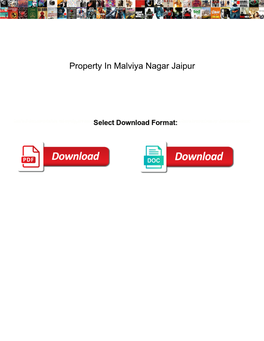 Property in Malviya Nagar Jaipur