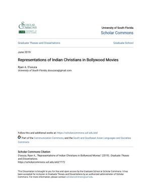 Representations of Indian Christians in Bollywood Movies