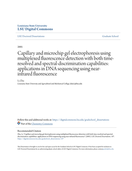 Capillary and Microchip Gel Electrophoresis Using Multiplexed