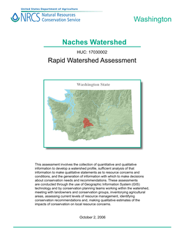 Naches Watershed Washington