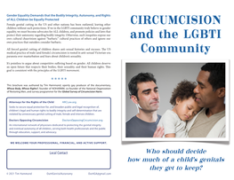 CIRCUMCISION and the LGBTI Community