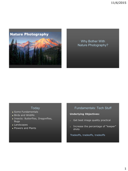 Nature Photography Handout PDF-Mike Trahan