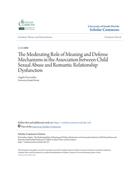The Moderating Role of Meaning and Defense Mechanisms in the Association Between Child