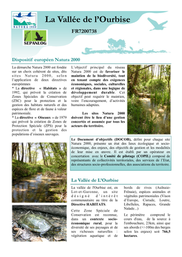 Brochure Vallée De L'ourbise