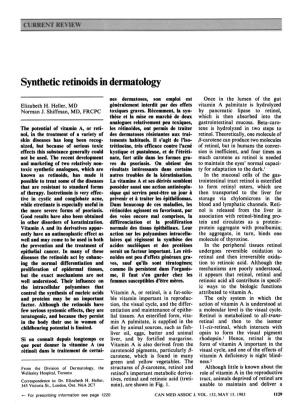 Synthetic Retinoids in Dermatology