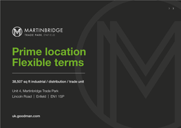 Prime Location Flexible Terms