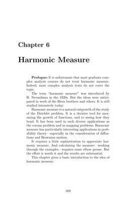 Harmonic Measure