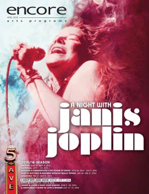 A Night with Janis Joplin at the 5Th Avenue Theatre Encore Arts Seattle