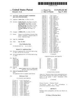 (12) United States Patent (10) Patent No.: US 9,452.222 B2 Kraynov Et Al