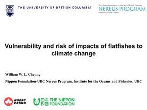 Vulnerability and Risk of Impacts of Flatfishes to Climate Change