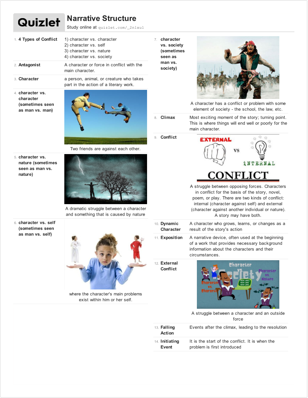 Print › Narrative Structure | Quizlet