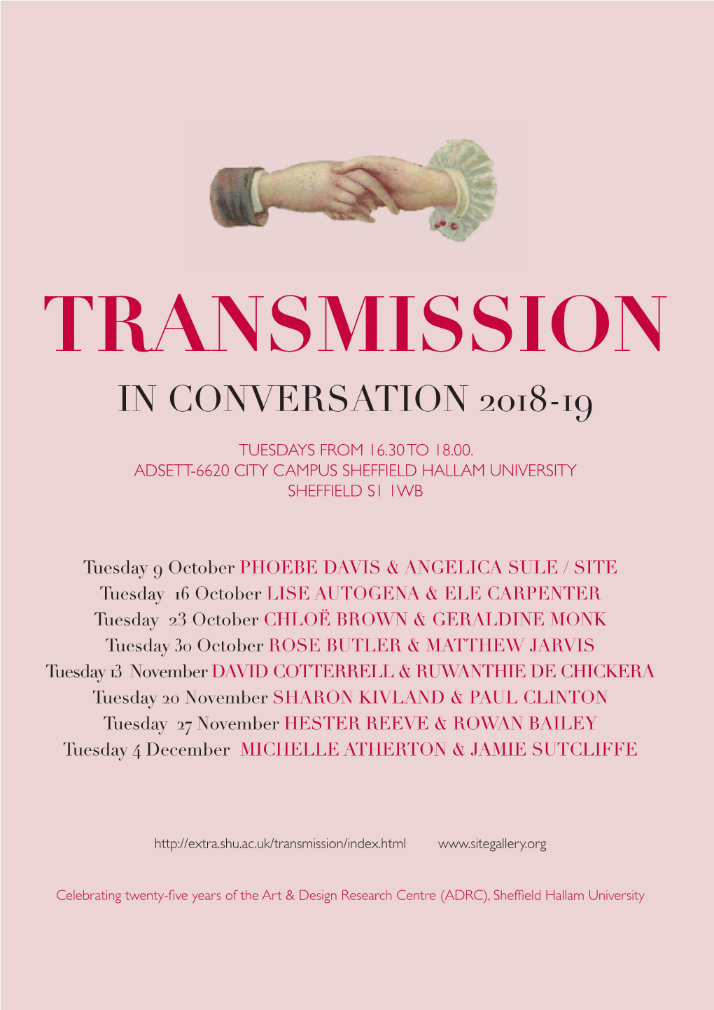 Transmission in Conversation 2018-19