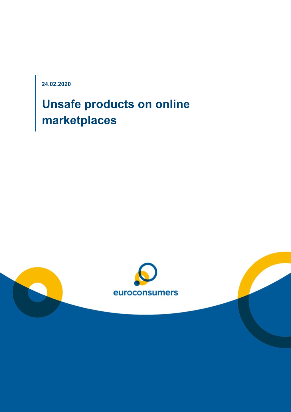 Unsafe Products on Online Marketplaces