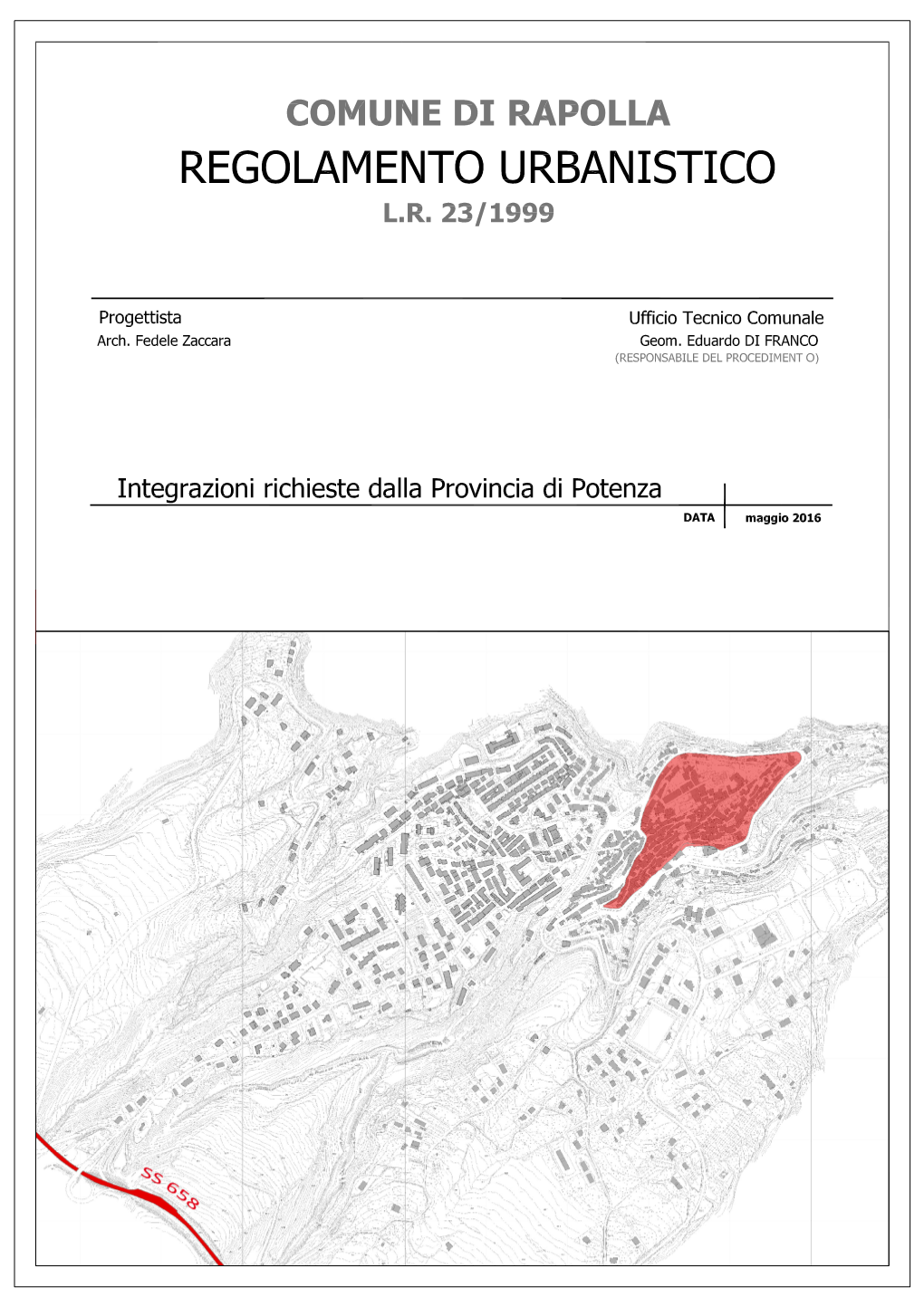 11 Integrazioni Richieste Dalla Provincia Di