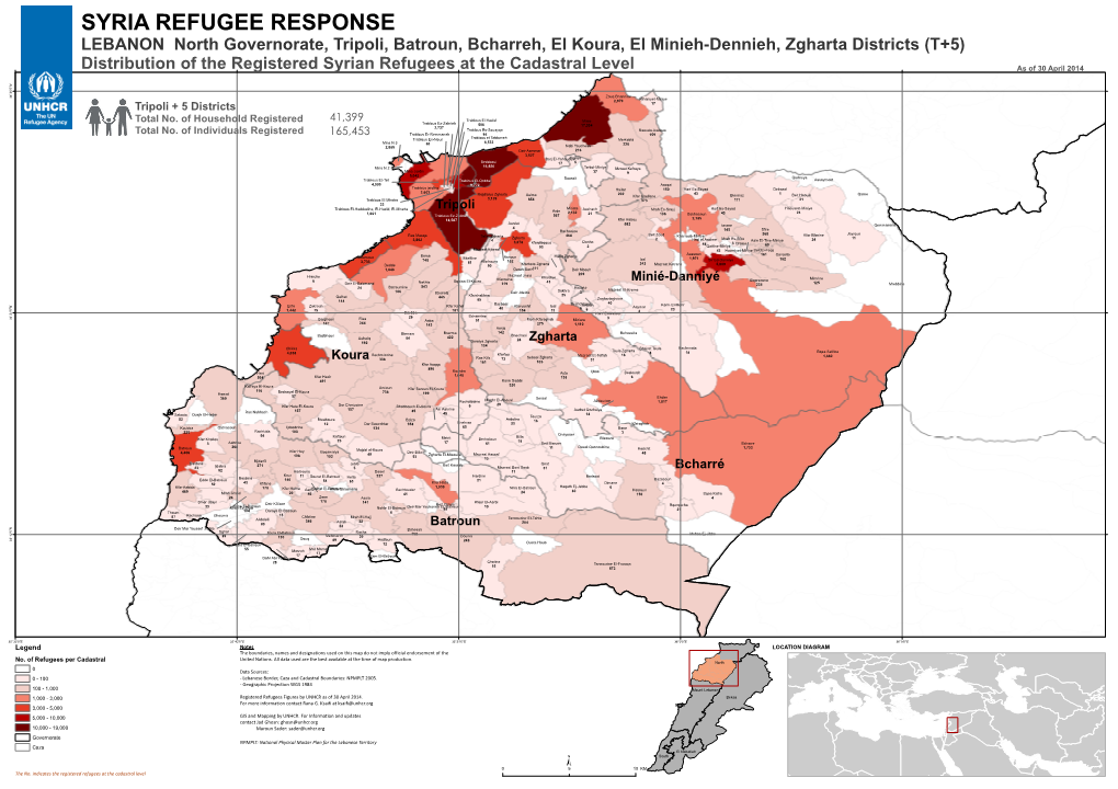 Syria Refugee Response; Lebanon