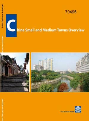 China Small and Medium Towns Overview