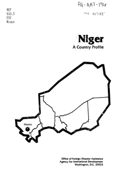 Niger a Country Profile