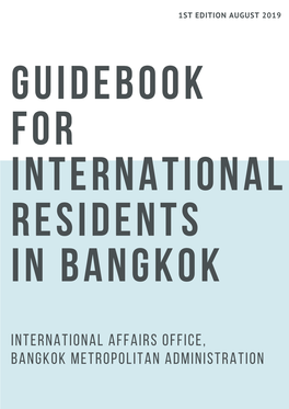 Guidebook for International Residents in Bangkok