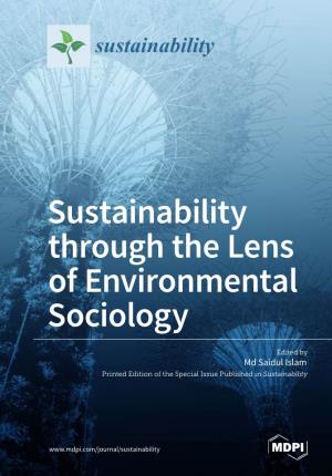 Sustainability Through the Lens of Environmental Sociology