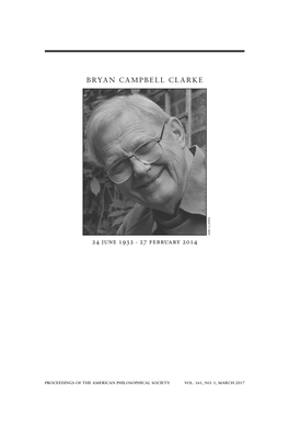BRYAN CAMPBELL CLARKE ANN CLARKE 24 June 1932