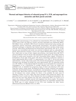 Thermal and Impact Histories of Reheated Group IVA, IVB, and Ungrouped Iron Meteorites and Their Parent Asteroids
