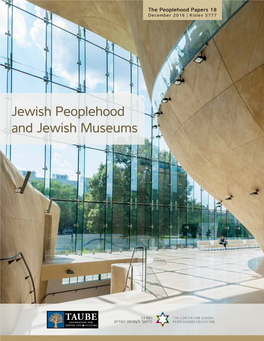 Jewish Peoplehood and Jewish Museums