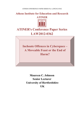 ATINER's Conference Paper Series LAW2012-0362