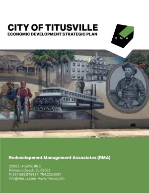 (RMA) City of Titusville Economic Development Strategic Plan