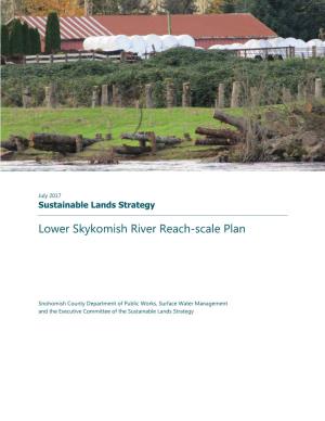 Lower Skykomish River Reach-Scale Plan