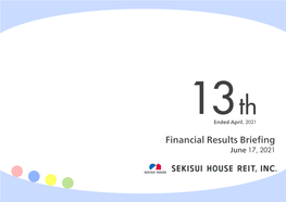 Financial Results Briefing