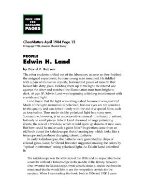 Edwin H. Land by David P