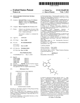 (12) United States Patent (10) Patent No.: US 8,110,689 B2 Wada Et Al