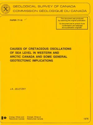 Causes of Cretaceous Oscillations of Sea Level in Western and Arctic Canada and Some General Geotectonic Implications
