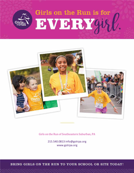 Coaches Lead Small Teams of Elementary and Middle School Girls Through Life Skills Lessons That Incorporate Running and Other Physical Activities