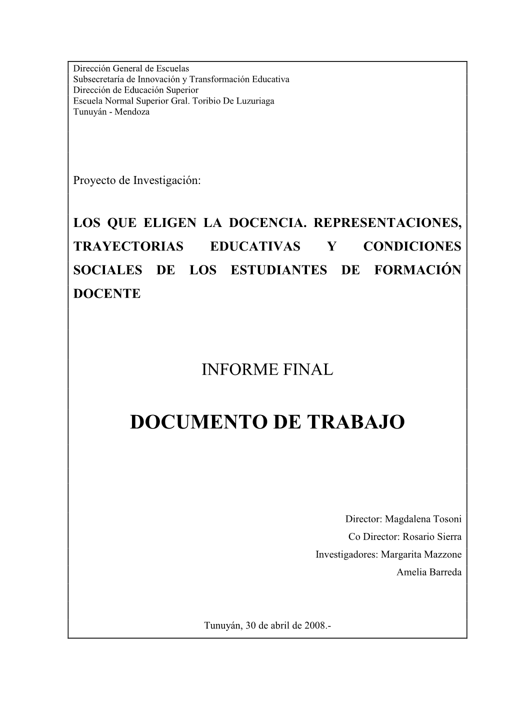 Documento De Trabajo