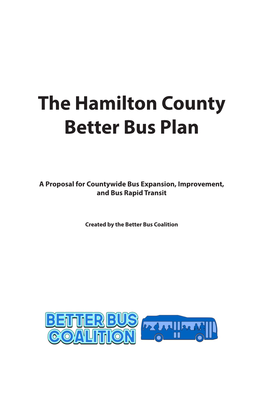 The Hamilton County Better Bus Plan