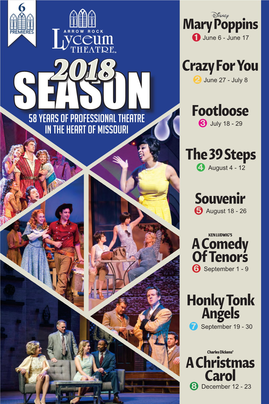 Arrow Rock Lyceum Theatre 2018 Season Brochure