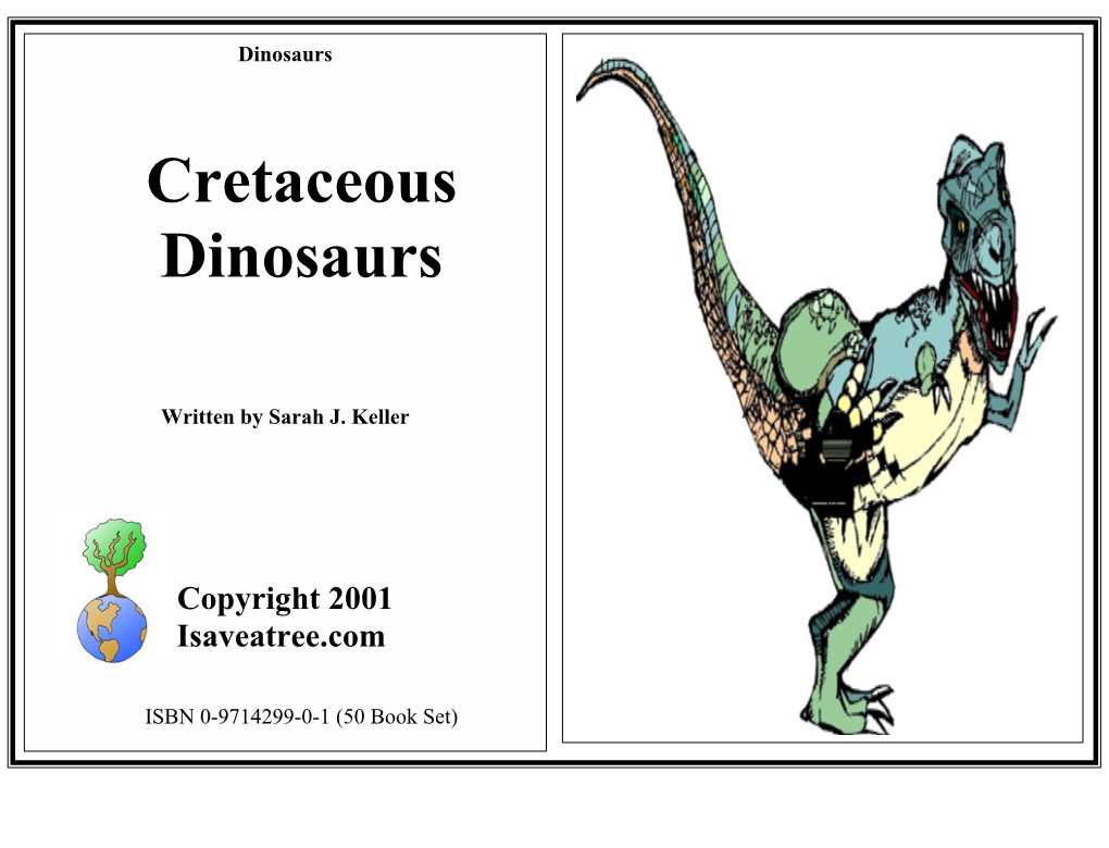 Cretaceous Dinosaurs