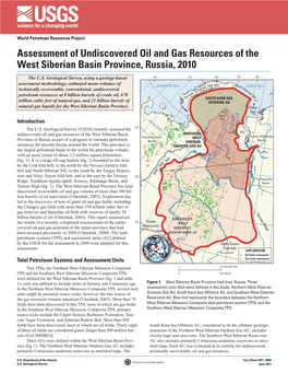 Assessment of Undiscovered Oil and Gas Resources of the West Siberian Basin Province, Russia, 2010