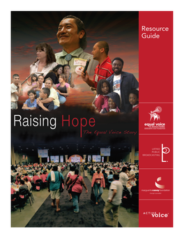Resource Guide Resources for Raising Hope: the Equal Voice Story