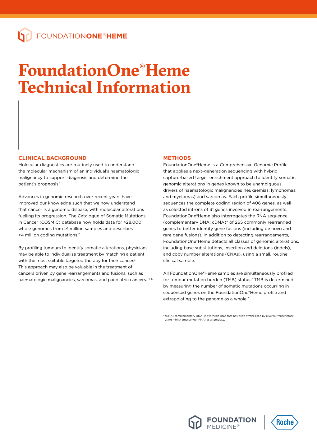 Foundationone®Heme Technical Information