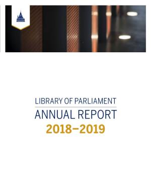 Annual Report: 2018-2019